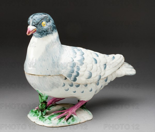 Pigeon Tureen, Strasbourg, c. 1755. Creators: Strasbourg Pottery Factory, Johann Wilhelm Lanz.