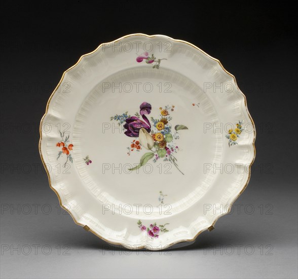 Soup Plate, Zürich, c. 1775. Creator: Unknown.