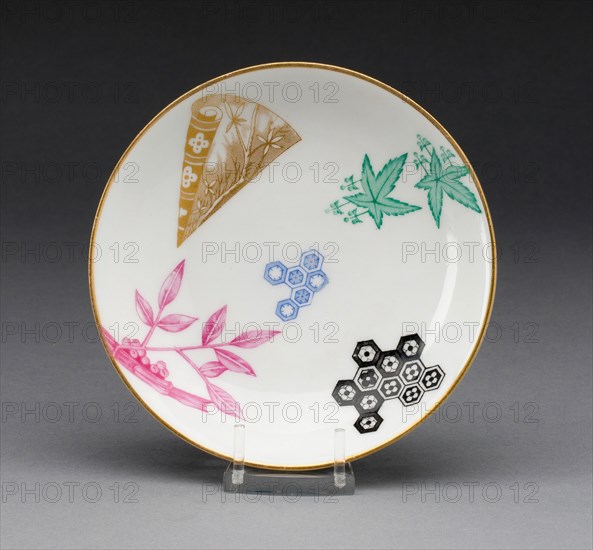 Saucer, Worcester, 1878. Creator: Royal Worcester.