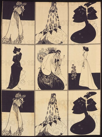 Panel, England, 1901/25, Reproductions (Originals 1894/95). Creator: Unknown.