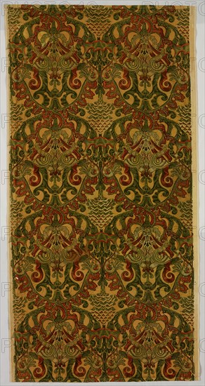 Panel (Formerly Furnishing Textiles), England, Late 1880s/early 1890s. Creator: Turnbull & Stockdale.