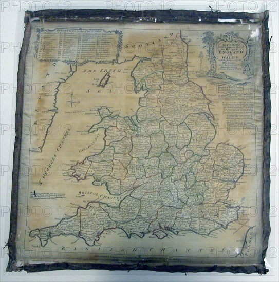 Panel (Map), England, 1784. Creator: Unknown.
