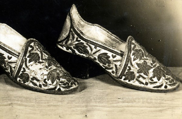Pair of Shoes, France, 1870s. Creator: Unknown.