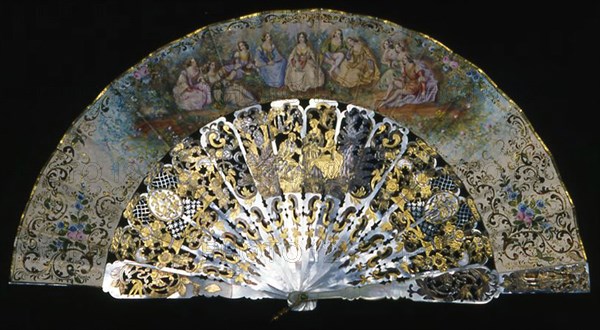 Fan, France, 1825/75. Creator: Unknown.