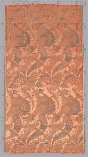Panel (Dress Fabric), France, c. 1707/08. Creator: Unknown.