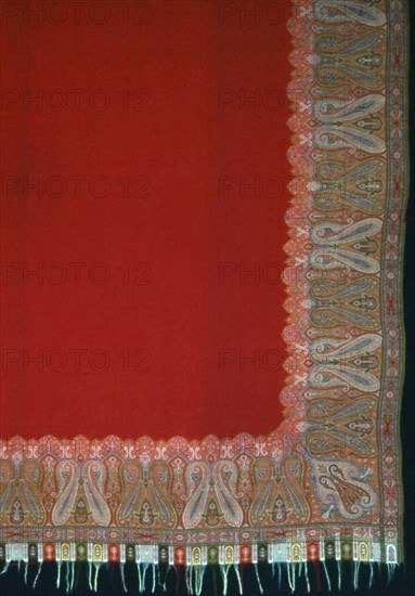 Square Shawl, France, 1850/75. Creator: Unknown.