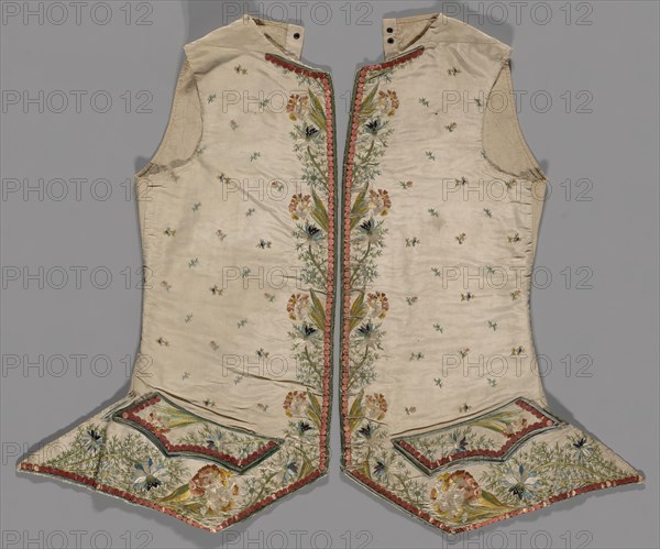 Waistcoat, France, 1750/1800. Creator: Unknown.