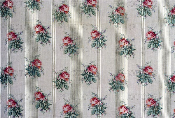 Panel (Dress Fabric), France, c. 1850. Creator: Unknown.