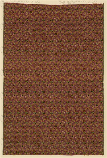 Panel (Man's Suiting Fabric), France, 1801/25. Creator: Unknown.