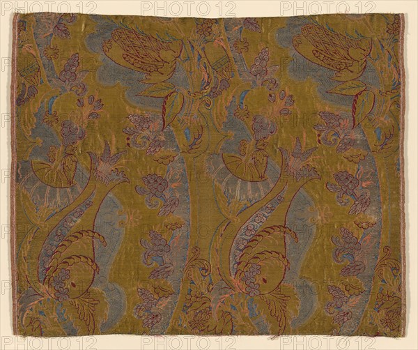 Panel (Dress Fabric), France, c. 1711. Creator: Unknown.