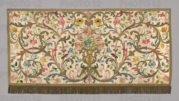 Altar Frontal, Italy, 19th century. Creator: Unknown.