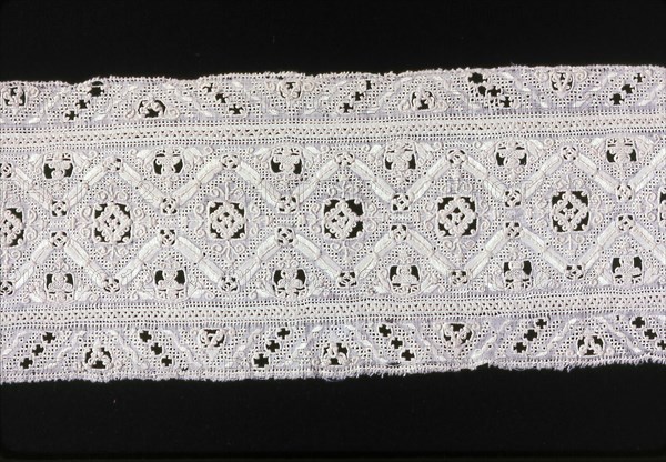Fragment (Three Joined Strips from Small Pillow), Italy, 1550/1600. Creator: Unknown.