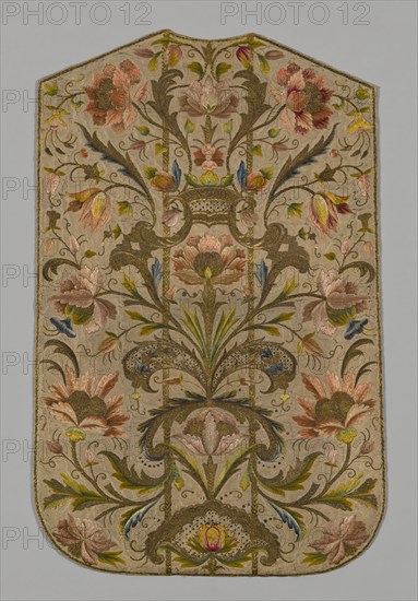 Chasuble (Back), Italy, 1701/25. Creator: Unknown.