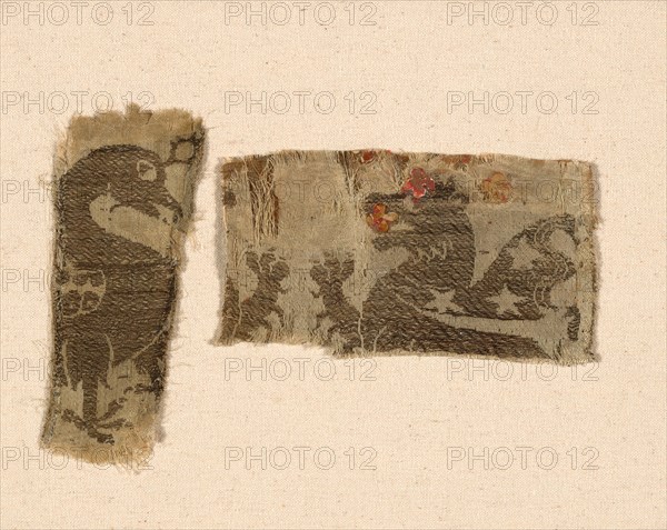 Two Fragments, Italy, 1350/1400. Creator: Unknown.