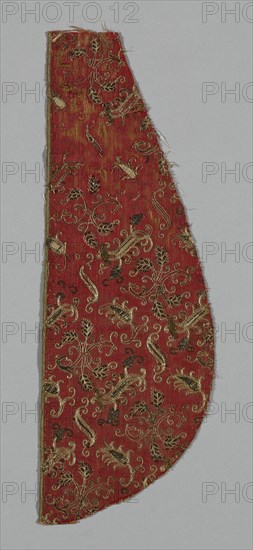 Fragment (probably from a Chasuble), Italy, 17th century. Creator: Unknown.