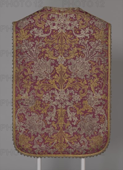 Chasuble, Italy, c. 1720. Creator: Unknown.