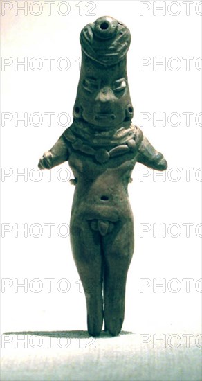 Male Figure, 500/300 B.C. Creator: Unknown.