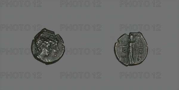Tetras (Coin) Depicting the Dioscuri, 203-89 BCE. Creator: Unknown.