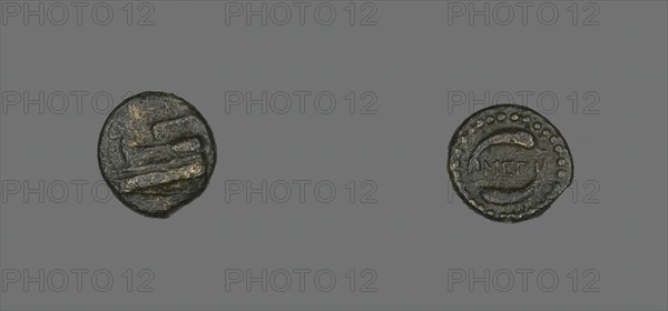 Coin Depicting a Ship's Prow, after 307-243 BCE. Creator: Unknown.