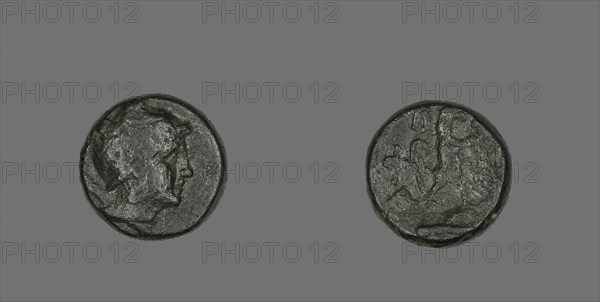 Coin Depicting the Hero Perseus, 220-178 BCE. Creator: Unknown.