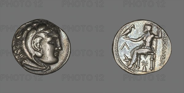 Tetradrachm (Coin) Portraying Alexander the Great, 336-323 BCE. Creator: Unknown.