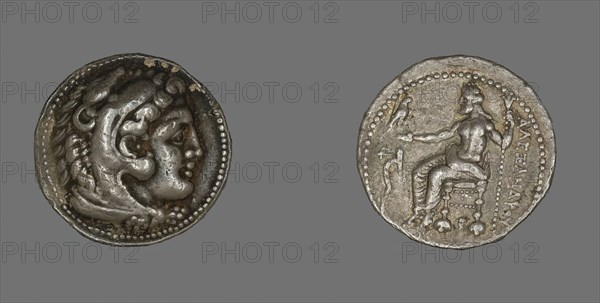 Tetradrachm (Coin) Portraying Alexander the Great, 336-323 BCE. Creator: Unknown.