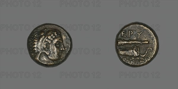 Coin Depicting the Hero Herakles, 4th century BCE and later. Creator: Unknown.