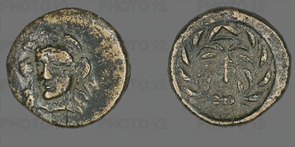 Coin Depicting the Goddess Athena, 371-357 BCE. Creator: Unknown.