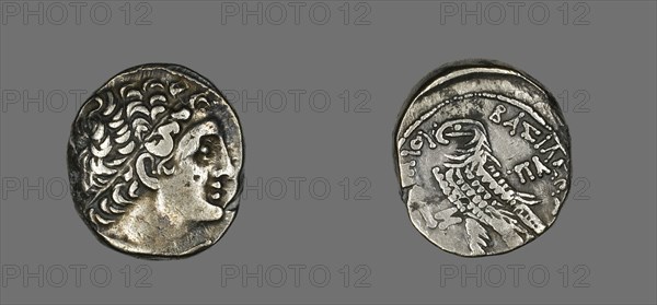 Tetradrachm (Coin) Portraying King Ptolemy of Cyprus, 65-64 BCE. Creator: Unknown.