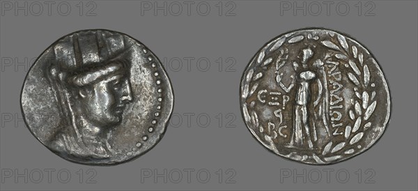 Tetradrachm (Coin) Depicting Tyche, 95-94 BCE. Creator: Unknown.