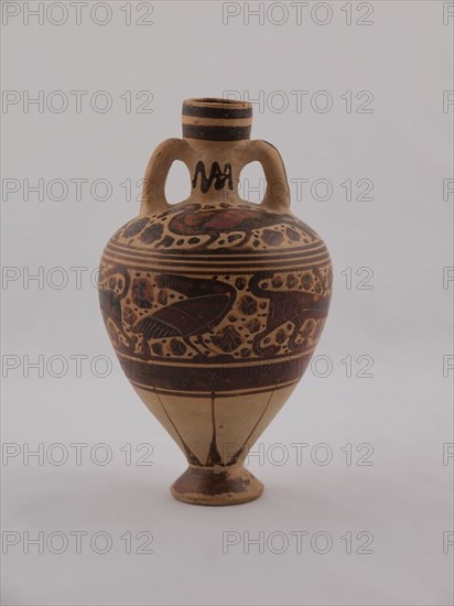 Amphoriskos (Container for Oil), 600-575 BCE. Creator: Unknown.