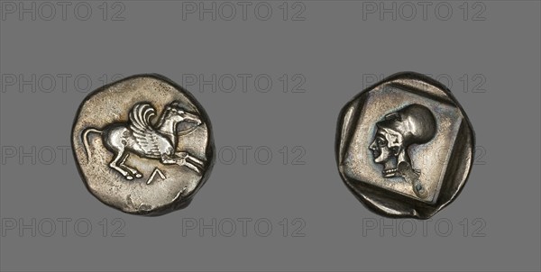 Coin Depicting Pegasus, about 500-450 BCE. Creator: Unknown.