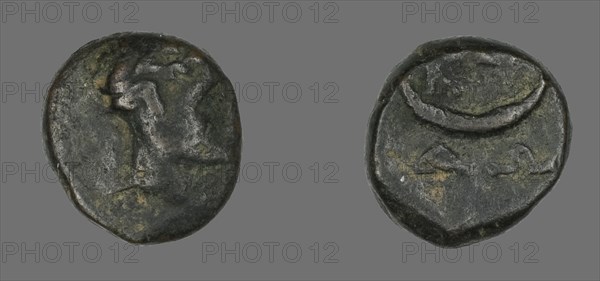 Coin Depicting the God Dionysos, late 3rd century BCE. Creator: Unknown.