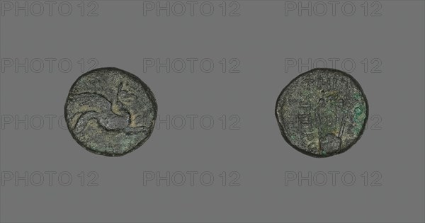 Coin Depicting a Griffin, 300-30 BCE. Creator: Unknown.