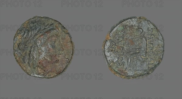 Coin Depicting the God Apollo, 2nd-1st century BCE. Creator: Unknown.