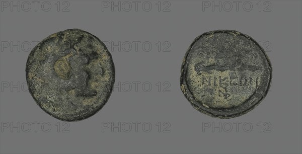 Coin Depicting the Hero Herakles, about 168 BCE. Creator: Unknown.