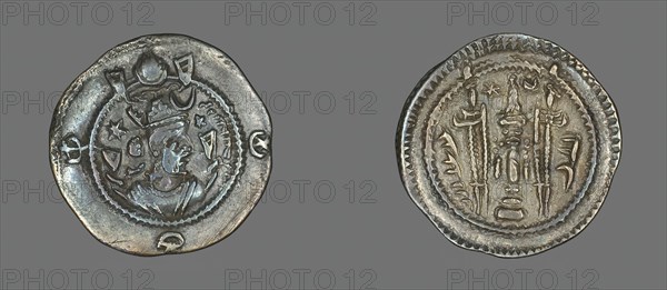 Coin Portraying King Chosroes II, 590-628. Creator: Unknown.