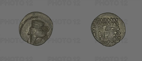 Drachm (Coin) Portraying King Mithradates IV, 130-47. Creator: Unknown.
