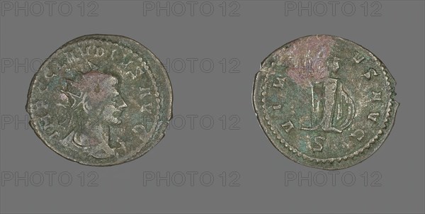 Antoninianus (Coin) Portraying Emperor Claudius Gothicus, 260-270. Creator: Unknown.