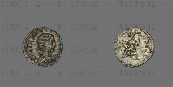 Denarius (Coin) Portraying Julia Soaemias, 218-219. Creator: Unknown.