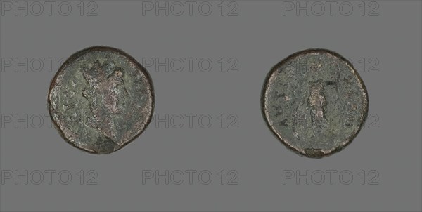 Coin Depicting the Goddess Tyche, 31 BCE-476 CE. Creator: Unknown.