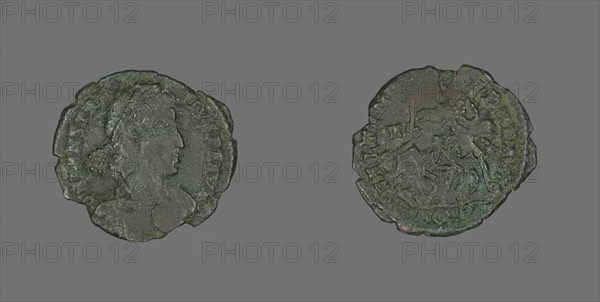 Coin Portraying Emperor Constantius II, 337-361. Creator: Unknown.
