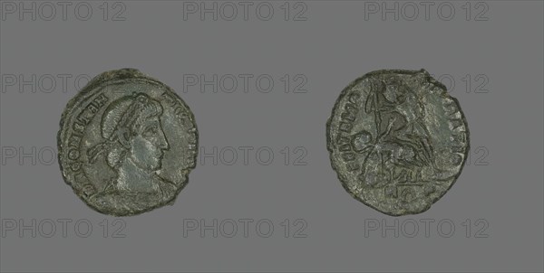 Coin Portaying Emperor Constantius II, 337-361. Creator: Unknown.