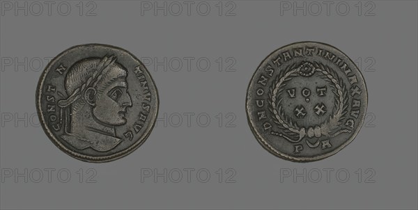 Coin Portraying Emperor Constantine I, AD 321 AD. Creator: Unknown.