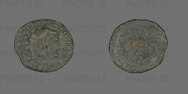 Follis (Coin) Portraying Emperor Constantius I, about 303. Creator: Unknown.