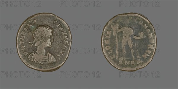 Coin Portraying Emperor Theodosius, 379-395. Creator: Unknown.