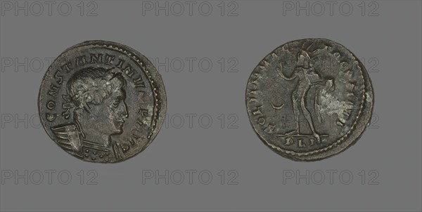 Coin Portraying Emperor Constantine I, 318 AD. Creator: Unknown.
