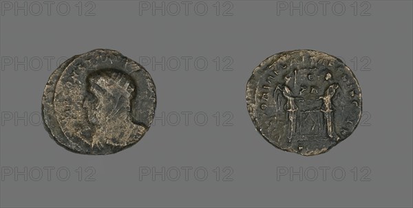 Coin Portraying Emperor Constantine I, about 319-320 CE. Creator: Unknown.