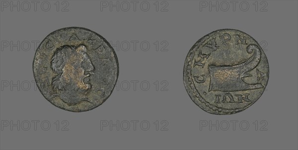 Coin Depicting the God Zeus Akraios, 138-192. Creator: Unknown.