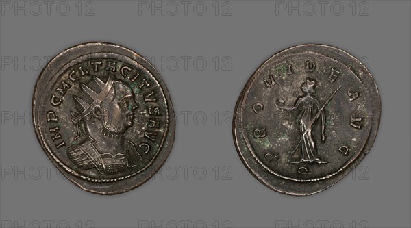 Aurelianus (Coin) Portraying Emperor Tacitus, 276 (January-June), issued by Tacitus. Creator: Unknown.